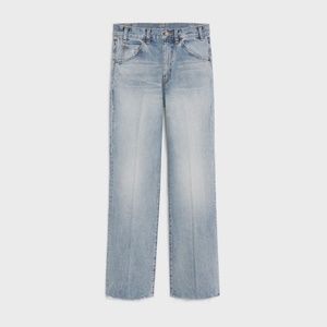 NEW CELINE DYLAN FLARED VINTAGE STONE DENIM 27